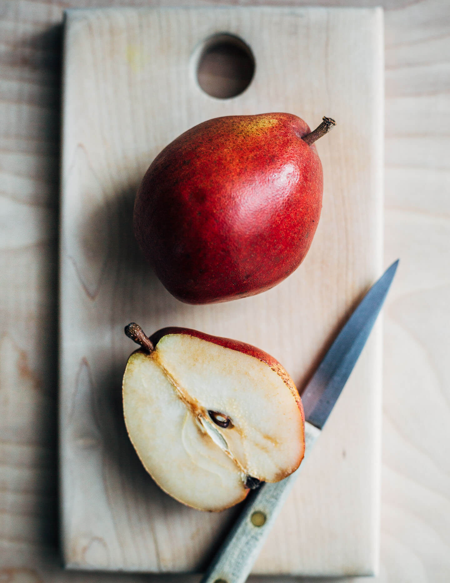 Red Anjou pear