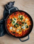 A deeply flavorful back pocket shakshuka recipe that makes the most of vibrant spring eggs and a host of pantry staples.