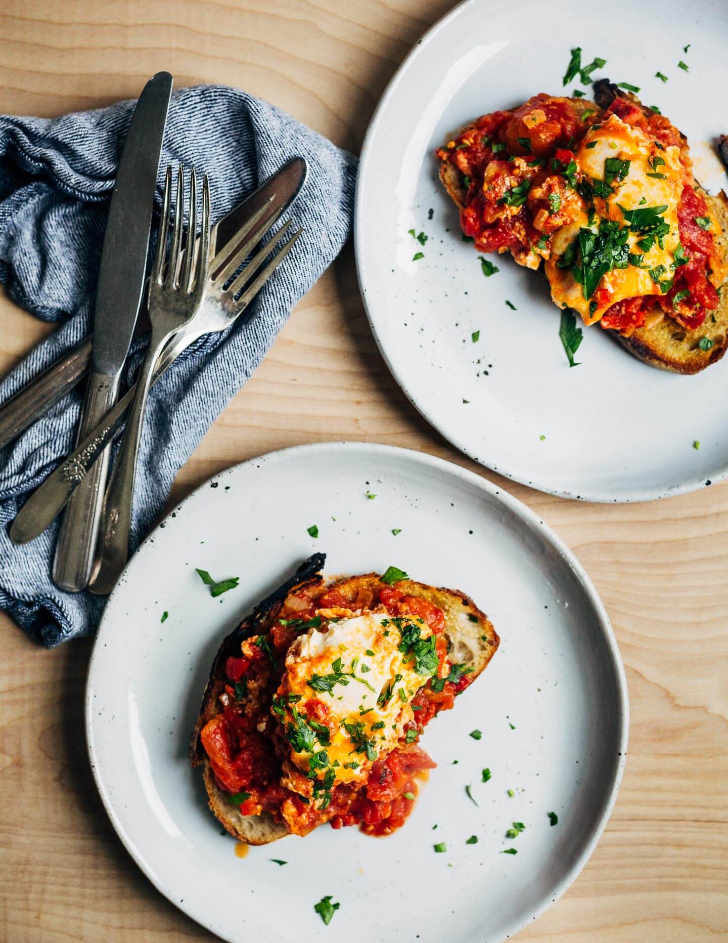 Shakshuka on toast