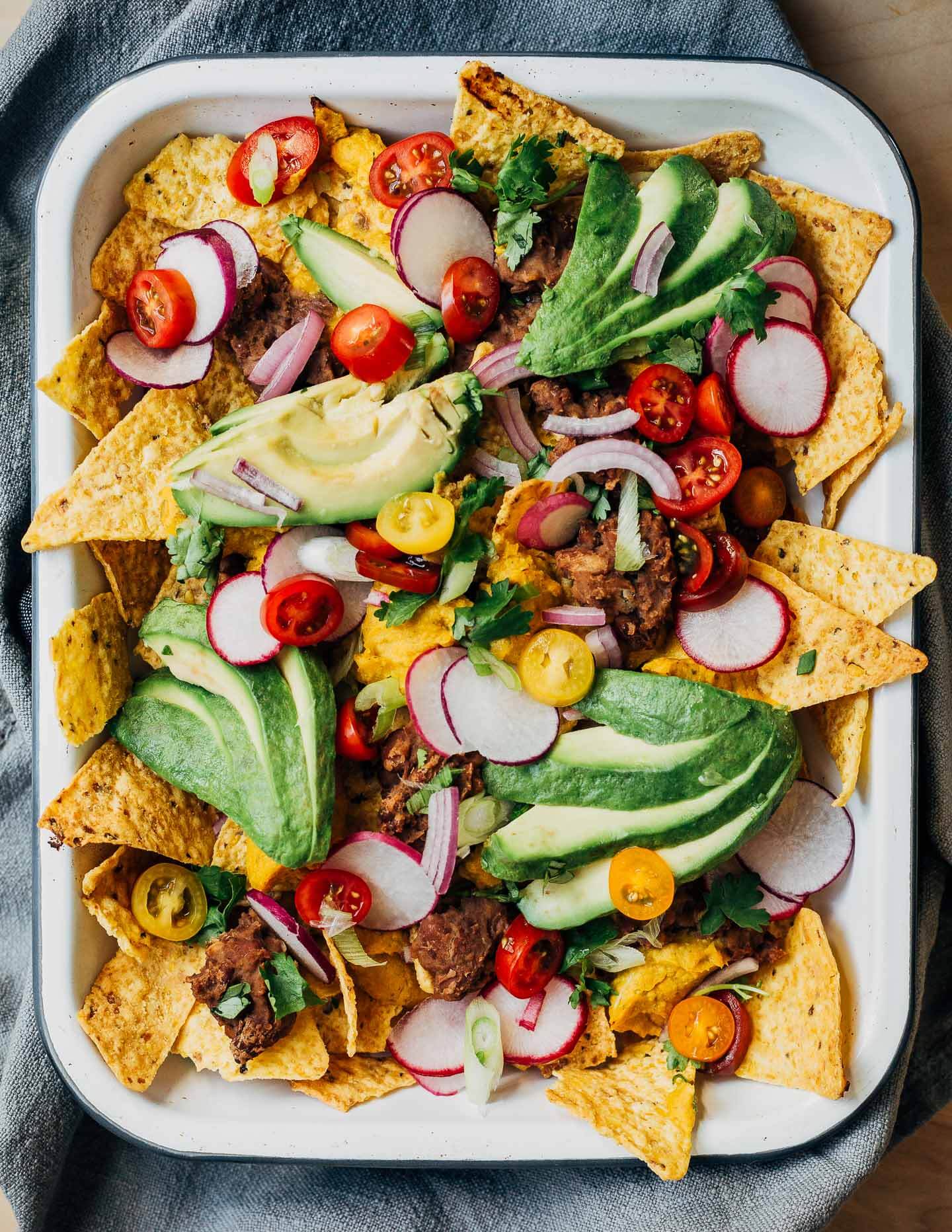 Cheesy Sheet Pan Nachos - Isabel Eats