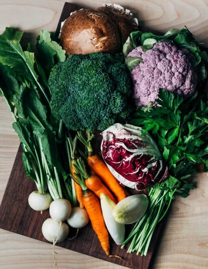 Roasted Vegetable Platter + Whipped Feta Dip - Brooklyn Supper