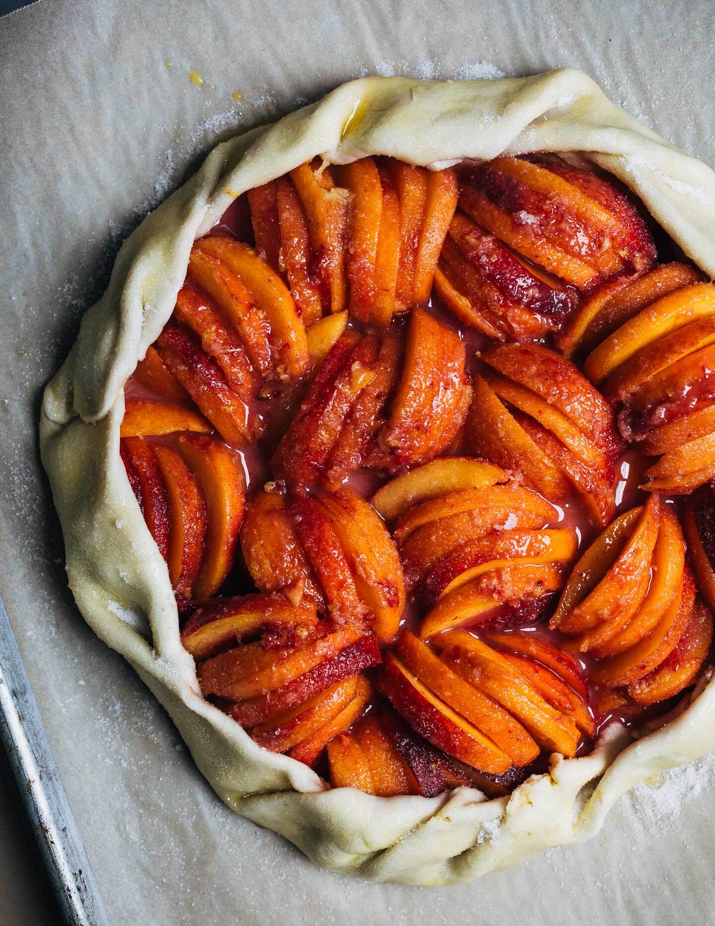 Ginger Peach Galette - Brooklyn Supper